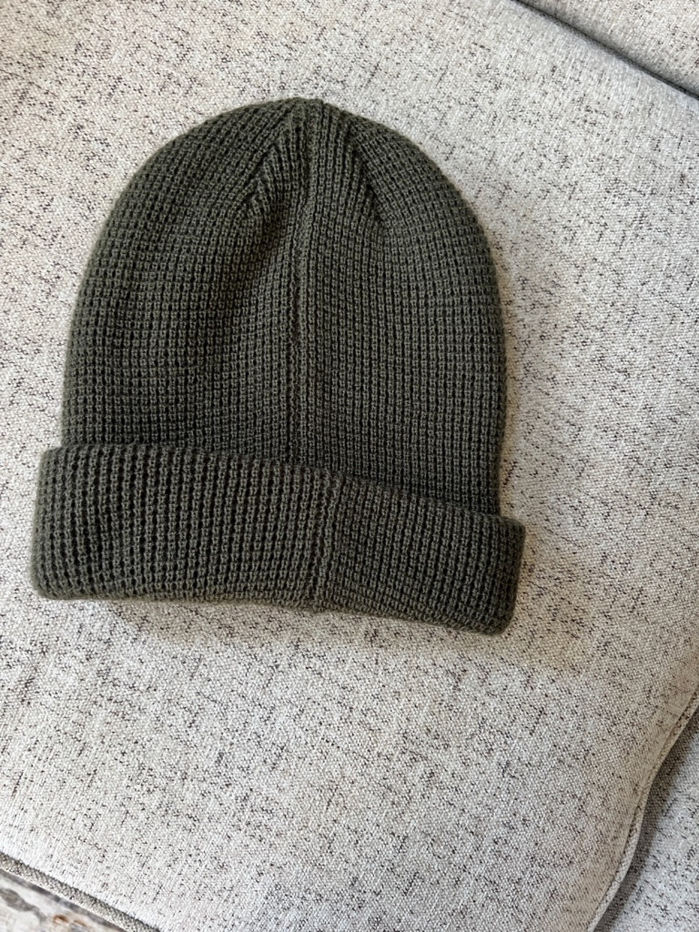 Vans Olive Knit Fold-Over Beanie - Picture 2 of 4